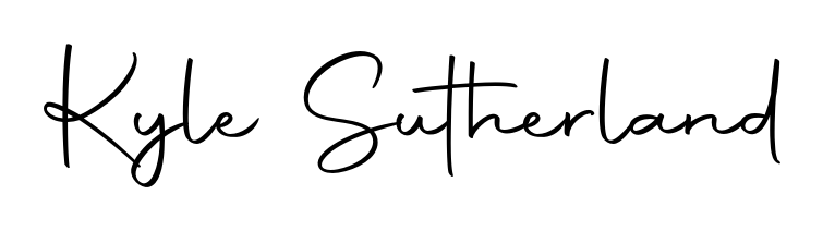 Looking for an artistic signature for Kyle Sutherland? The Autography-DOLnW calligraphy style gives a sophisticated flow suitable for business cards and emails. Kyle Sutherland signature style 10 images and pictures png