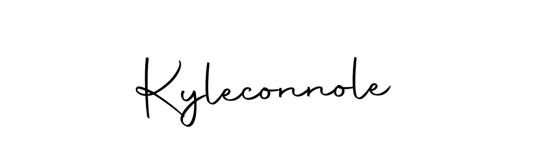 Make a short Kyleconnole signature style. Manage your documents anywhere anytime using Autography-DOLnW. Create and add eSignatures, submit forms, share and send files easily. Kyleconnole signature style 10 images and pictures png