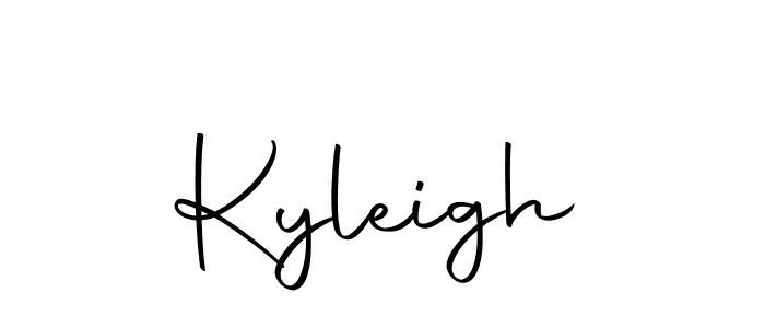 Also we have Kyleigh name is the best signature style. Create professional handwritten signature collection using Autography-DOLnW autograph style. Kyleigh signature style 10 images and pictures png