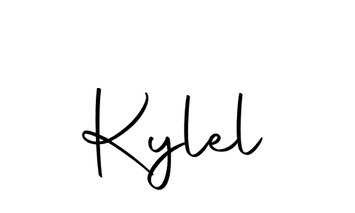 Kylel stylish signature style. Best Handwritten Sign (Autography-DOLnW) for my name. Handwritten Signature Collection Ideas for my name Kylel. Kylel signature style 10 images and pictures png