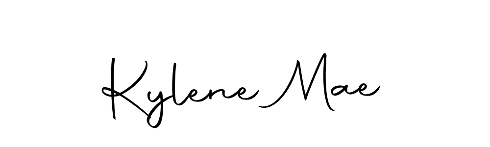 Design your own signature with our free online signature maker. With this signature software, you can create a handwritten (Autography-DOLnW) signature for name Kylene Mae. Kylene Mae signature style 10 images and pictures png