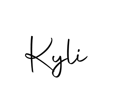 The best way (Autography-DOLnW) to make a short signature is to pick only two or three words in your name. The name Kyli include a total of six letters. For converting this name. Kyli signature style 10 images and pictures png
