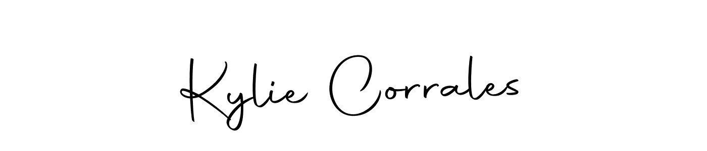 How to make Kylie Corrales signature? Autography-DOLnW is a professional autograph style. Create handwritten signature for Kylie Corrales name. Kylie Corrales signature style 10 images and pictures png