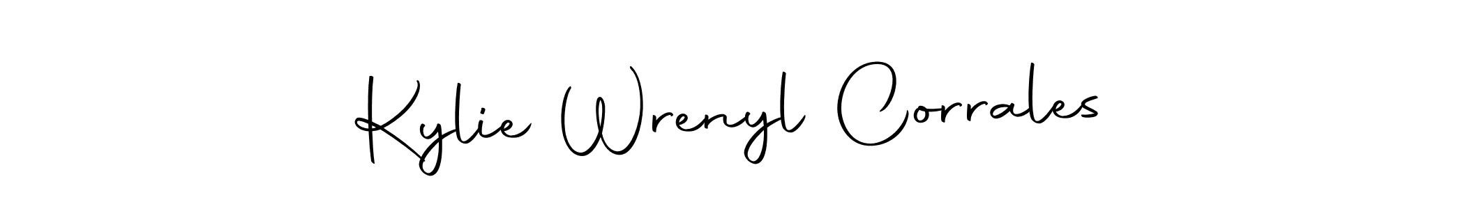 Use a signature maker to create a handwritten signature online. With this signature software, you can design (Autography-DOLnW) your own signature for name Kylie Wrenyl Corrales. Kylie Wrenyl Corrales signature style 10 images and pictures png