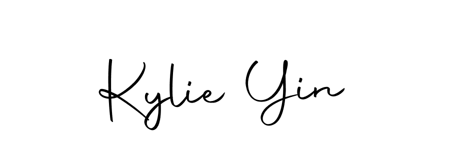 Similarly Autography-DOLnW is the best handwritten signature design. Signature creator online .You can use it as an online autograph creator for name Kylie Yin. Kylie Yin signature style 10 images and pictures png