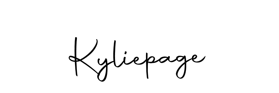 Make a beautiful signature design for name Kyliepage. With this signature (Autography-DOLnW) style, you can create a handwritten signature for free. Kyliepage signature style 10 images and pictures png