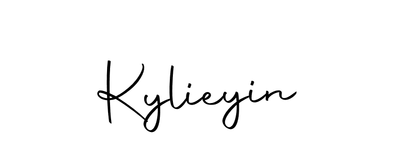 You should practise on your own different ways (Autography-DOLnW) to write your name (Kylieyin) in signature. don't let someone else do it for you. Kylieyin signature style 10 images and pictures png