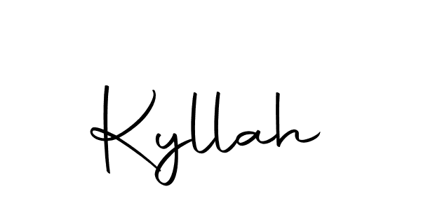 The best way (Autography-DOLnW) to make a short signature is to pick only two or three words in your name. The name Kyllah include a total of six letters. For converting this name. Kyllah signature style 10 images and pictures png