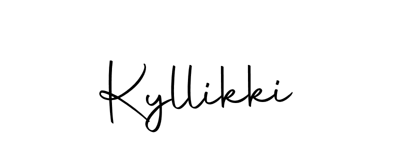 Similarly Autography-DOLnW is the best handwritten signature design. Signature creator online .You can use it as an online autograph creator for name Kyllikki. Kyllikki signature style 10 images and pictures png