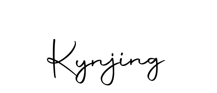 Use a signature maker to create a handwritten signature online. With this signature software, you can design (Autography-DOLnW) your own signature for name Kynjing. Kynjing signature style 10 images and pictures png