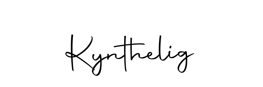 Create a beautiful signature design for name Kynthelig. With this signature (Autography-DOLnW) fonts, you can make a handwritten signature for free. Kynthelig signature style 10 images and pictures png
