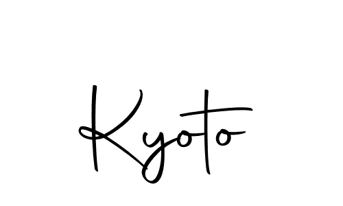 Use a signature maker to create a handwritten signature online. With this signature software, you can design (Autography-DOLnW) your own signature for name Kyoto. Kyoto signature style 10 images and pictures png