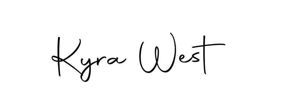 Make a beautiful signature design for name Kyra West. With this signature (Autography-DOLnW) style, you can create a handwritten signature for free. Kyra West signature style 10 images and pictures png