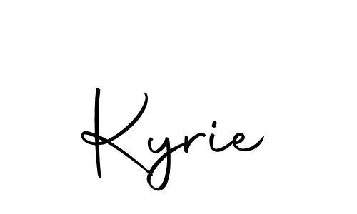 Make a beautiful signature design for name Kyrie. With this signature (Autography-DOLnW) style, you can create a handwritten signature for free. Kyrie signature style 10 images and pictures png