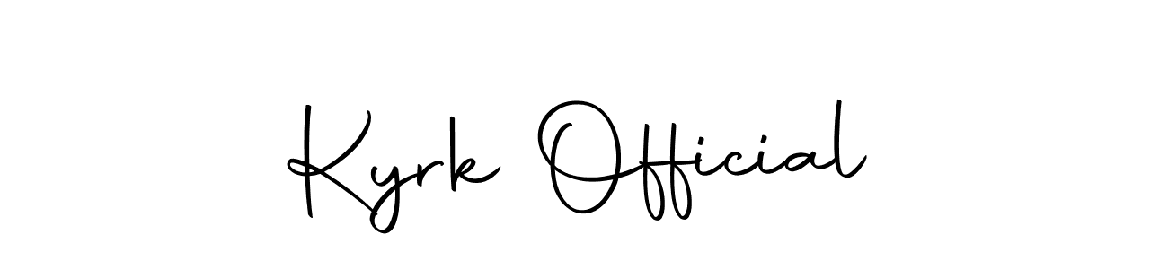 See photos of Kyrk Official official signature by Spectra . Check more albums & portfolios. Read reviews & check more about Autography-DOLnW font. Kyrk Official signature style 10 images and pictures png