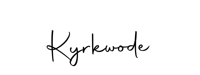 How to make Kyrkwode signature? Autography-DOLnW is a professional autograph style. Create handwritten signature for Kyrkwode name. Kyrkwode signature style 10 images and pictures png