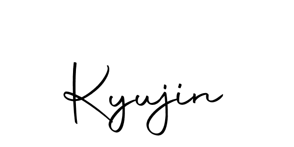 You can use this online signature creator to create a handwritten signature for the name Kyujin. This is the best online autograph maker. Kyujin signature style 10 images and pictures png