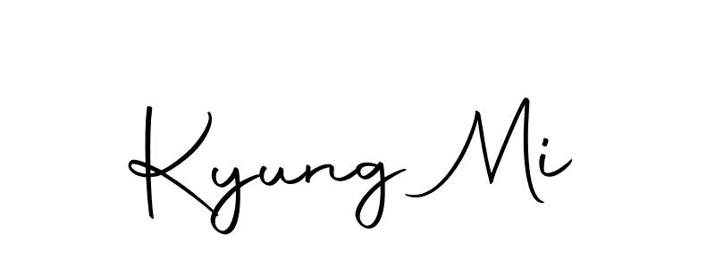 You should practise on your own different ways (Autography-DOLnW) to write your name (Kyung Mi) in signature. don't let someone else do it for you. Kyung Mi signature style 10 images and pictures png