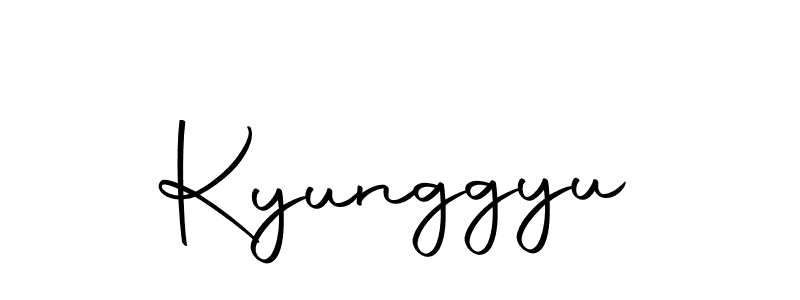 Kyunggyu stylish signature style. Best Handwritten Sign (Autography-DOLnW) for my name. Handwritten Signature Collection Ideas for my name Kyunggyu. Kyunggyu signature style 10 images and pictures png