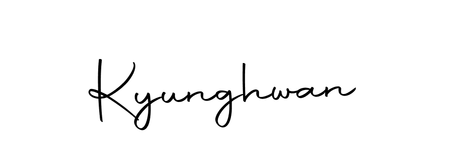 The best way (Autography-DOLnW) to make a short signature is to pick only two or three words in your name. The name Kyunghwan include a total of six letters. For converting this name. Kyunghwan signature style 10 images and pictures png