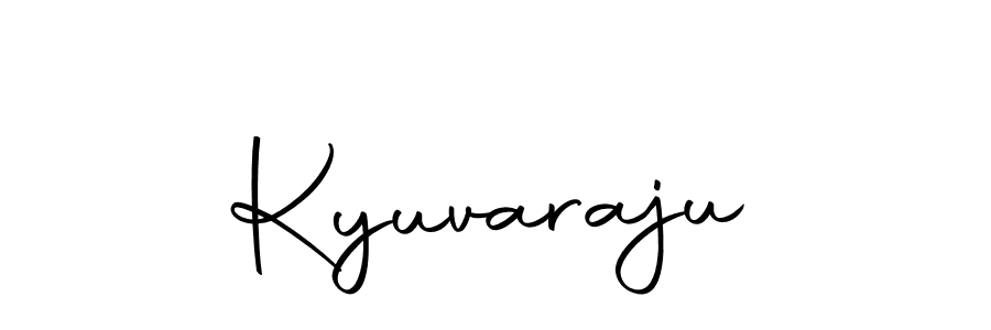 Design your own signature with our free online signature maker. With this signature software, you can create a handwritten (Autography-DOLnW) signature for name Kyuvaraju. Kyuvaraju signature style 10 images and pictures png