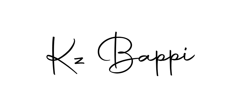 Here are the top 10 professional signature styles for the name Kz Bappi. These are the best autograph styles you can use for your name. Kz Bappi signature style 10 images and pictures png