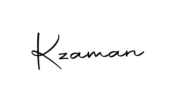 You should practise on your own different ways (Autography-DOLnW) to write your name (Kzaman) in signature. don't let someone else do it for you. Kzaman signature style 10 images and pictures png