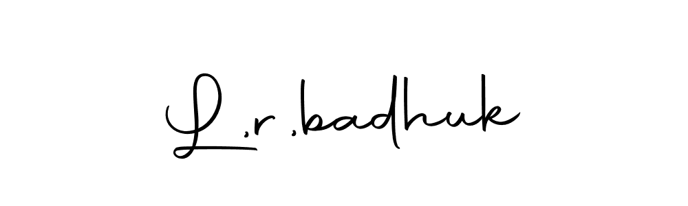 How to make L,r,badhuk signature? Autography-DOLnW is a professional autograph style. Create handwritten signature for L,r,badhuk name. L,r,badhuk signature style 10 images and pictures png