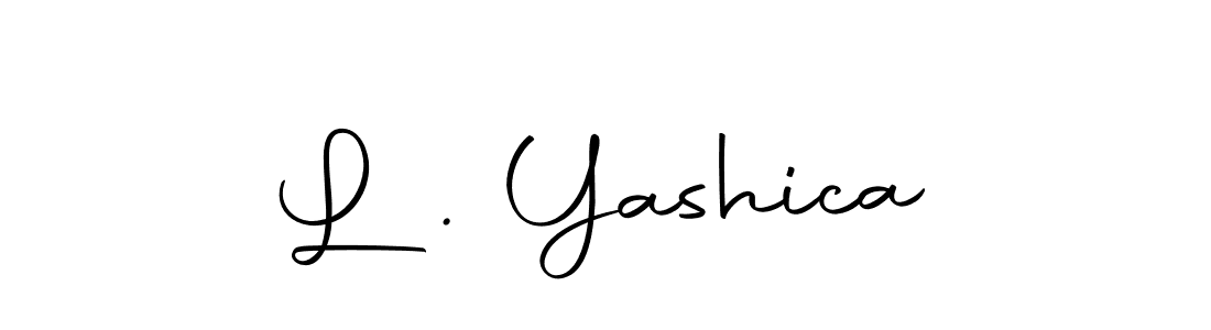 How to make L . Yashica signature? Autography-DOLnW is a professional autograph style. Create handwritten signature for L . Yashica name. L . Yashica signature style 10 images and pictures png