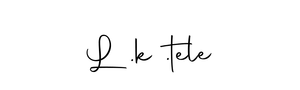 You can use this online signature creator to create a handwritten signature for the name L .k .tele. This is the best online autograph maker. L .k .tele signature style 10 images and pictures png