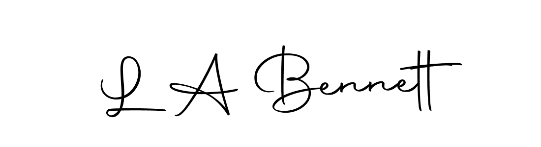 Make a beautiful signature design for name L A Bennett. Use this online signature maker to create a handwritten signature for free. L A Bennett signature style 10 images and pictures png