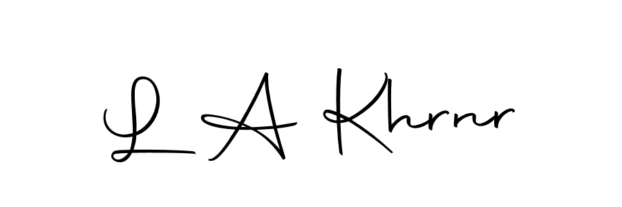 Make a beautiful signature design for name L A Khrnr. Use this online signature maker to create a handwritten signature for free. L A Khrnr signature style 10 images and pictures png