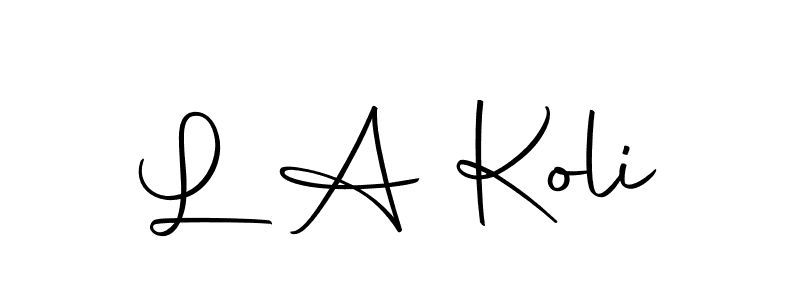 Check out images of Autograph of L A Koli name. Actor L A Koli Signature Style. Autography-DOLnW is a professional sign style online. L A Koli signature style 10 images and pictures png