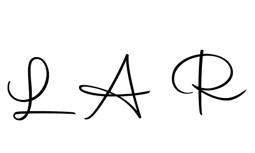 How to make L A R signature? Autography-DOLnW is a professional autograph style. Create handwritten signature for L A R name. L A R signature style 10 images and pictures png