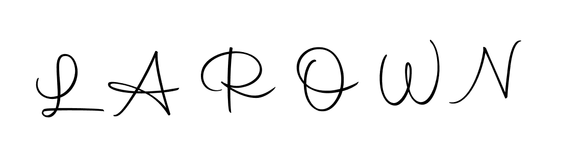 It looks lik you need a new signature style for name L A R O W N. Design unique handwritten (Autography-DOLnW) signature with our free signature maker in just a few clicks. L A R O W N signature style 10 images and pictures png