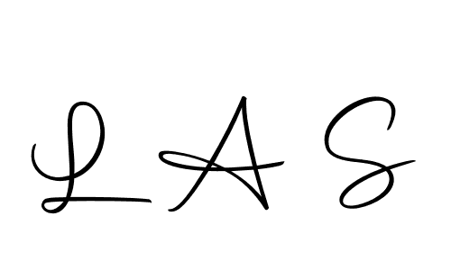 You should practise on your own different ways (Autography-DOLnW) to write your name (L A S) in signature. don't let someone else do it for you. L A S signature style 10 images and pictures png