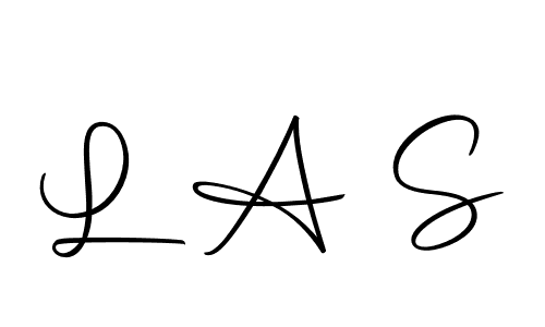 You should practise on your own different ways (Autography-DOLnW) to write your name (L A S) in signature. don't let someone else do it for you. L A S signature style 10 images and pictures png