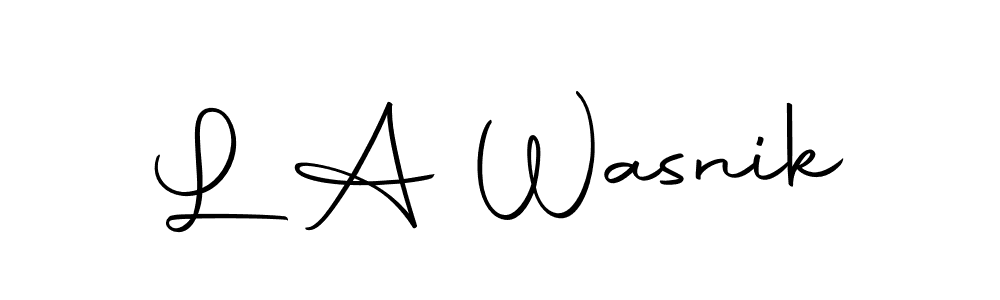 This is the best signature style for the L A Wasnik name. Also you like these signature font (Autography-DOLnW). Mix name signature. L A Wasnik signature style 10 images and pictures png
