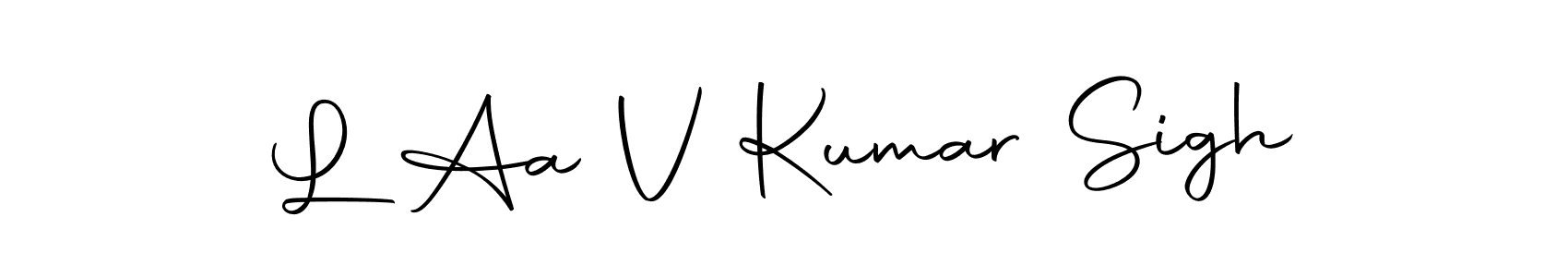 Similarly Autography-DOLnW is the best handwritten signature design. Signature creator online .You can use it as an online autograph creator for name L Aa V Kumar Sigh. L Aa V Kumar Sigh signature style 10 images and pictures png