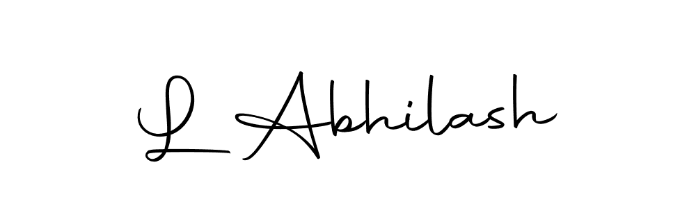 L Abhilash stylish signature style. Best Handwritten Sign (Autography-DOLnW) for my name. Handwritten Signature Collection Ideas for my name L Abhilash. L Abhilash signature style 10 images and pictures png