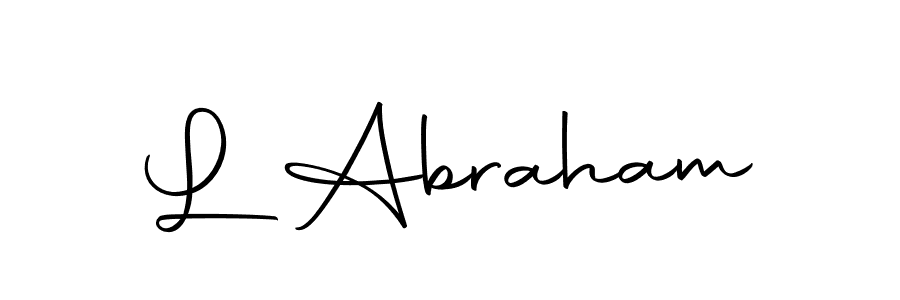 How to make L Abraham signature? Autography-DOLnW is a professional autograph style. Create handwritten signature for L Abraham name. L Abraham signature style 10 images and pictures png