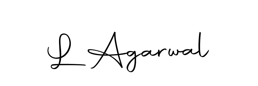 Make a beautiful signature design for name L Agarwal. Use this online signature maker to create a handwritten signature for free. L Agarwal signature style 10 images and pictures png