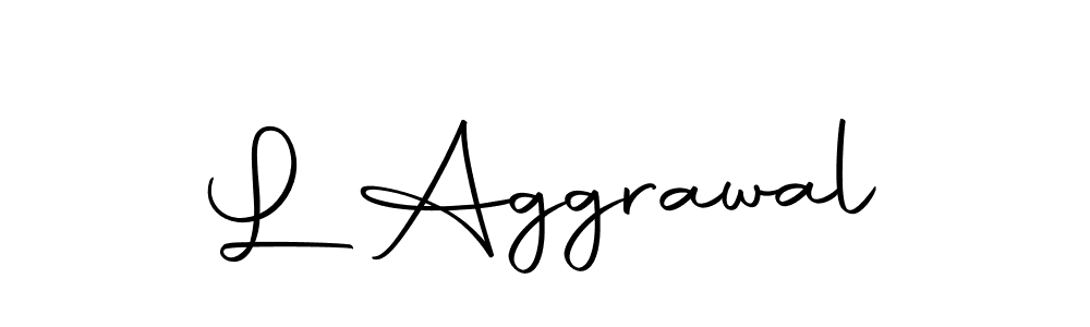 How to make L Aggrawal signature? Autography-DOLnW is a professional autograph style. Create handwritten signature for L Aggrawal name. L Aggrawal signature style 10 images and pictures png