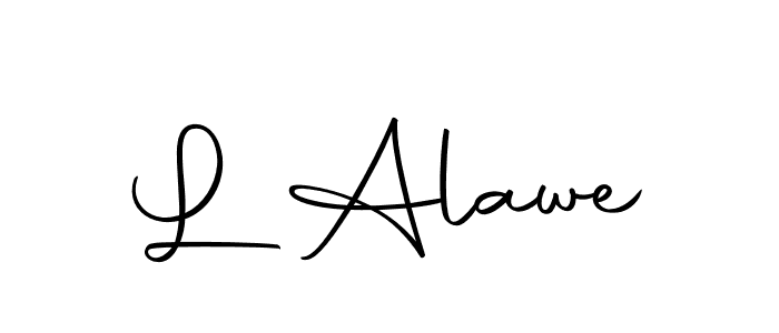 L Alawe stylish signature style. Best Handwritten Sign (Autography-DOLnW) for my name. Handwritten Signature Collection Ideas for my name L Alawe. L Alawe signature style 10 images and pictures png
