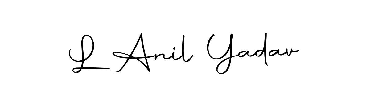 How to make L Anil Yadav signature? Autography-DOLnW is a professional autograph style. Create handwritten signature for L Anil Yadav name. L Anil Yadav signature style 10 images and pictures png