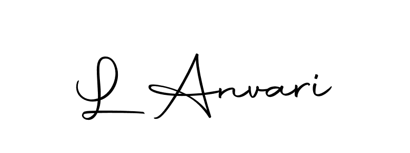 Make a beautiful signature design for name L Anvari. Use this online signature maker to create a handwritten signature for free. L Anvari signature style 10 images and pictures png