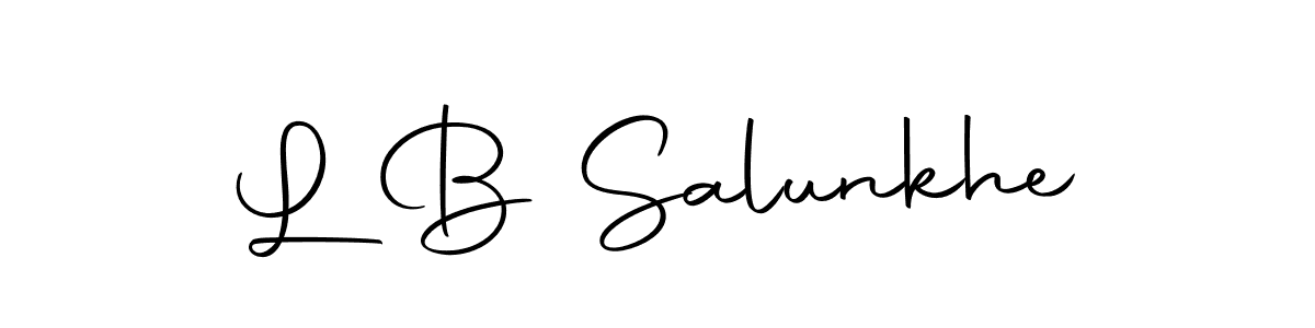 Here are the top 10 professional signature styles for the name L B Salunkhe. These are the best autograph styles you can use for your name. L B Salunkhe signature style 10 images and pictures png