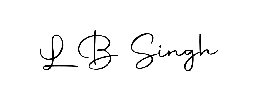 Similarly Autography-DOLnW is the best handwritten signature design. Signature creator online .You can use it as an online autograph creator for name L B Singh. L B Singh signature style 10 images and pictures png