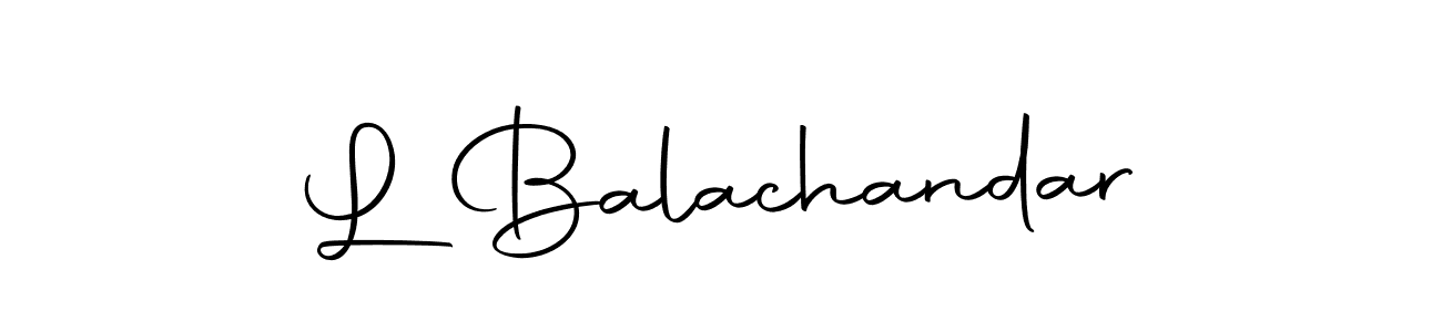 Also we have L Balachandar name is the best signature style. Create professional handwritten signature collection using Autography-DOLnW autograph style. L Balachandar signature style 10 images and pictures png