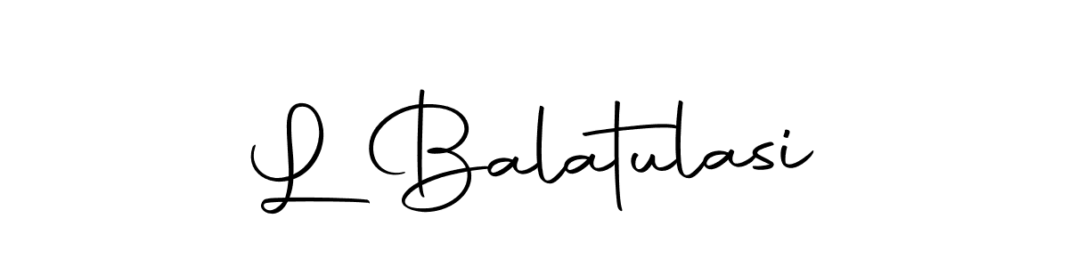 You should practise on your own different ways (Autography-DOLnW) to write your name (L Balatulasi) in signature. don't let someone else do it for you. L Balatulasi signature style 10 images and pictures png